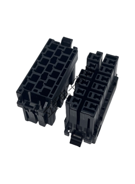 LOTES AAUS02AS0-012K02 BMS汽车线束连接器12PIN 塑料壳黑色