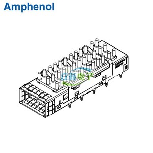 Amphenol 安费诺 U95-T1X1-100A QSFP28 1x1 笼子 计算机服务器