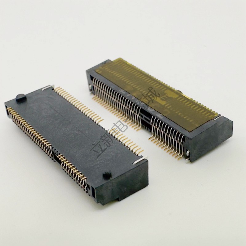 SSD硬盘插槽  NGFF接口卡槽67Pin 原装M.2固态硬盘 E-KEY H=4.0