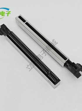 PCI-E显卡插槽 3.0带屏蔽罩 DIP 164P黑色鱼尾显卡插座带卡扣