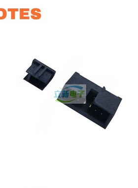 LOTES ABA-WAF-234 原装正品连接器1x6PIN 间距2.00mm 黑色