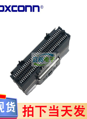 富士康LDL2743-24E10-9H 74P 8i母座 SFF-8654 SAS接插件立式贴片