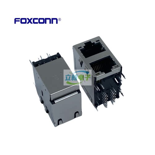 Foxconn富士康 JFM38A1G-EN11-4F双层RJ45千兆网络接口插座连接器
