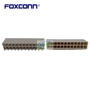 Foxconn HM3512E  24PIN 间距4.2MM ATX主板电源插座2*12P直针