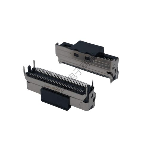 全新现货74P夹板 立式连接器SAS MCIO连接器GEN5.0测试专用连接器