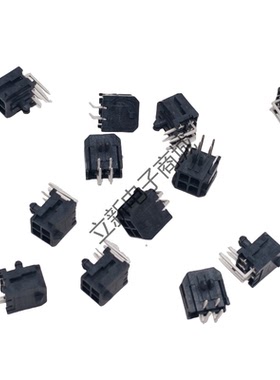 HM4002E弯针座MX3.0mm间距连接器43025弯脚插座2x2