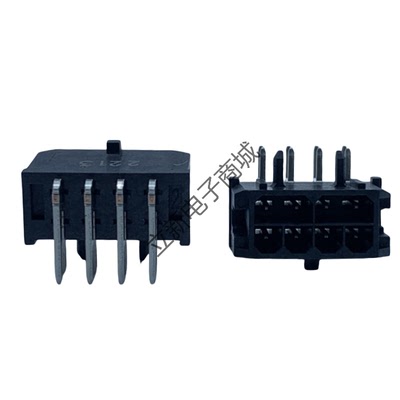C22702-1083N-L  2*4 8PIN 卧式电源座  连接器