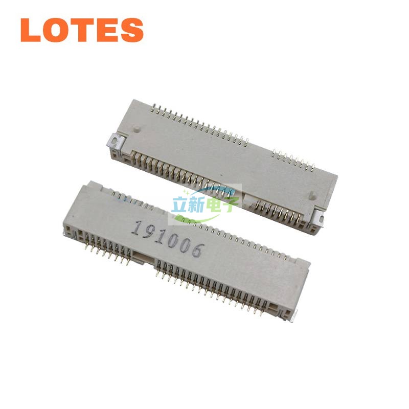 LOTES AAA-PCI-049-P08 MINI PCIE无线网卡接口MSATA H4.0 52PIN