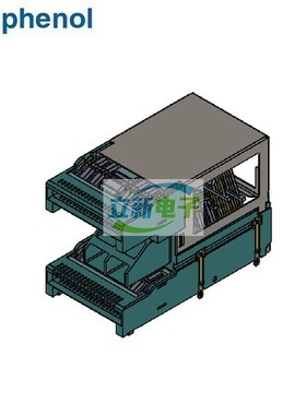安费诺  V36-BEZ01-304000T QSFP-DD 112Gbs 2x1 堆叠式SMT连接器