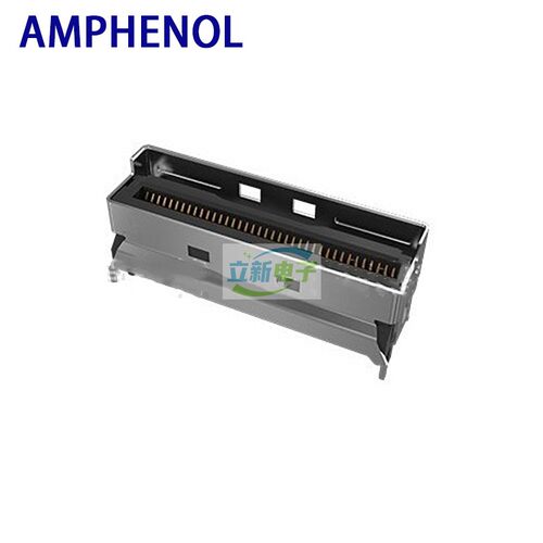 Amphenol安费诺 G42V12312HR MCIO 74P 立式连接器Mini Cool Edge