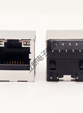 TECH原装 RV8L0A-ATG3-NL0-0H 立式RJ45带灯 双排10pin连接器现货