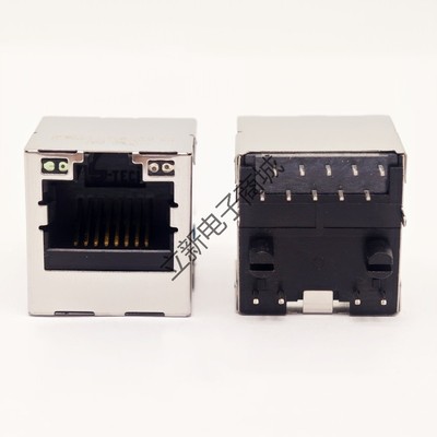 TECH原装 RV8L0A-ATG3-NL0-0H 立式RJ45带灯 双排10pin连接器现货