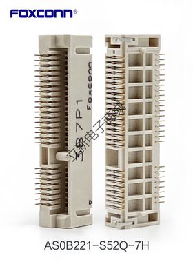全新富士康AS0B221-S52Q-7H无线网卡MINIPCIE座子5.2H连接器52PIN