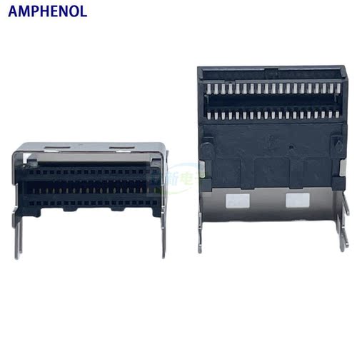 Amphenol安费诺U10C438250T SFF-8654 38P卧式贴片4X SlimSAS母座