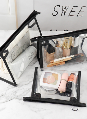 2024新款化妆包透明防水高端高颜值便携小型洗漱包随身旅行收纳包