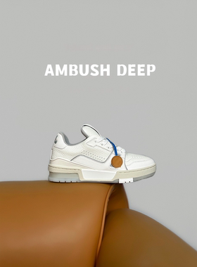 KAPIIT专柜同款/限时下架~真皮厚底休闲板鞋女白水泥运动休闲鞋男