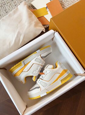 KAPIIT专柜同款/白水泥系列~厚底休闲运动板鞋女复古情侣小白鞋男