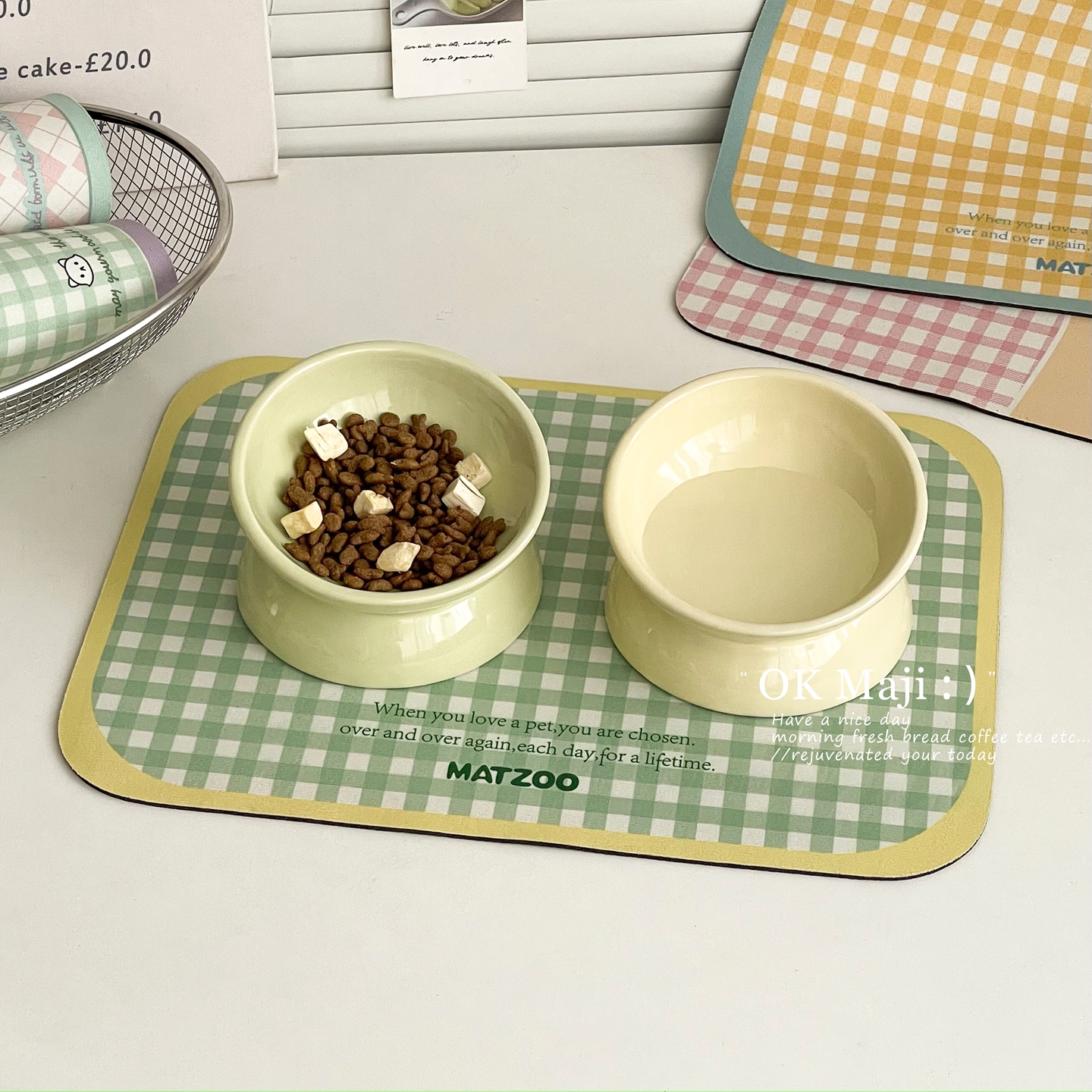 宠物餐垫猫咪防滑防水垫狗狗垫子宠物用不沾毛耐咬猫碗垫吃饭垫