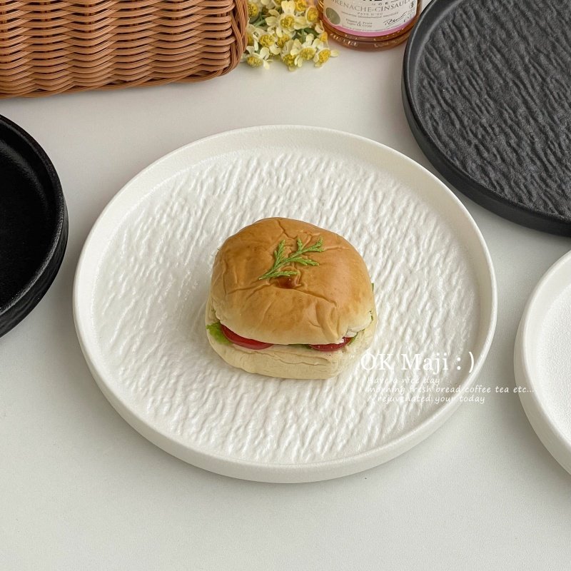 颜值高盘子高级感家用餐盘陶瓷精致下午茶点心盘特别好看的甜品盘,餐饮具,盘,淘宝优惠券,粉丝福利购,淘宝优惠卷