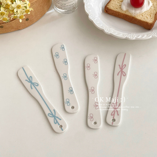 迷你小抹刀黄油刀吐司面包抹酱刀奶酪涂抹刀可爱抹酱勺子刮酱刀