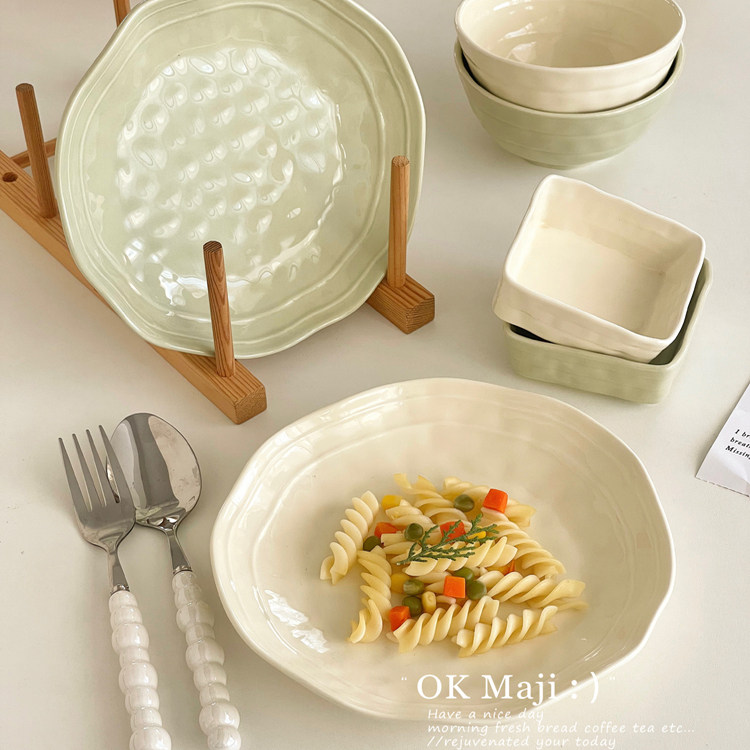 漂亮的盘子陶瓷ins风绝美餐具精致下午茶点心盘高颜值蛋糕甜品盘,餐饮具,盘,淘宝优惠券,粉丝福利购,淘宝优惠卷