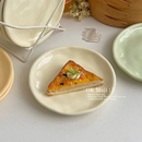 6寸小盘子家用漂亮餐具ins风餐盘陶瓷小碟子早餐点心盘蛋糕甜品盘