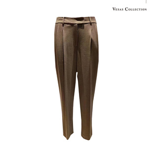 阔腿休闲裤 唯尚vesascollection女装 裤 高级感直筒西装 T1417 西裤