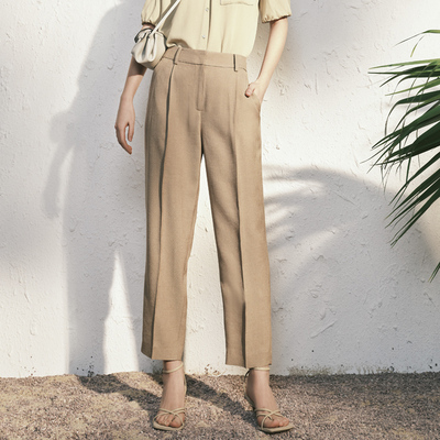 常规腰通勤唯尚长裤时尚百搭