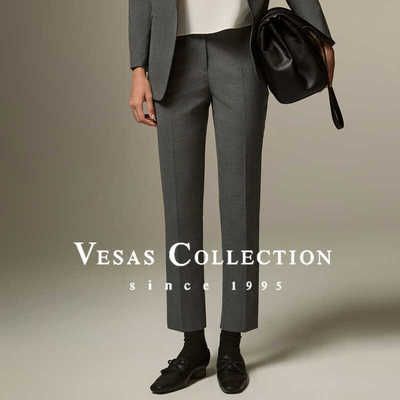 高端灰色J1151通勤上衣同款