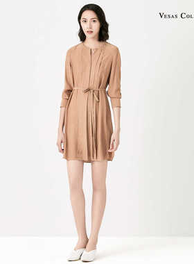 vesas collection D1247 设计师款  衬衫款连衣短裙 或长衬衫