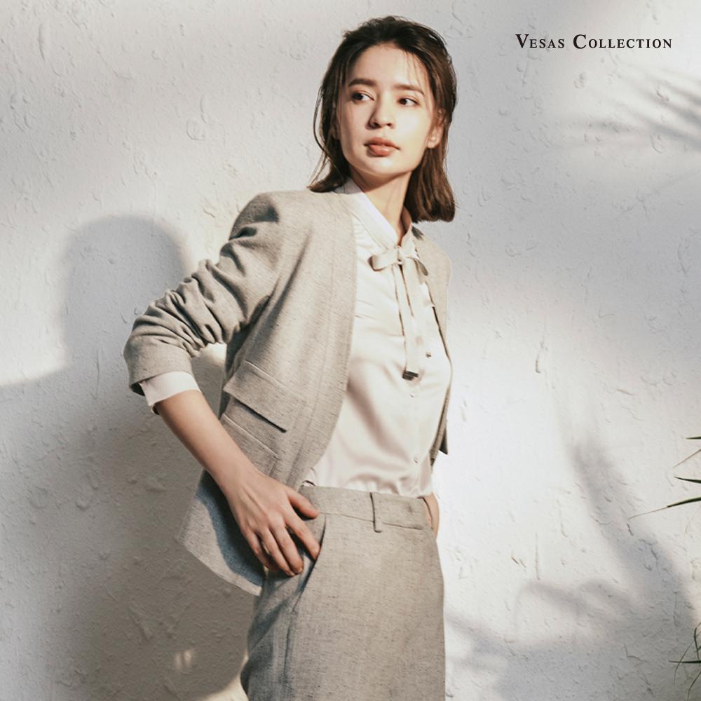 vesas collection女装 法式西裤上衣设计感职业通勤 VS221J101213