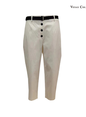 Vesas Collection 唯尚女装 免烫抗皱修身显瘦微喇裤 湾刀裤
