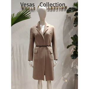 vesas collection唯尚女装大衣 羊绒毛呢外套女士大衣  C1261