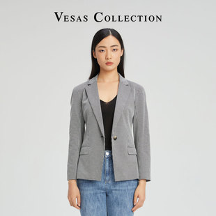 西装 vesas 千鸟格花形 J0971 上衣 collection