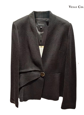 vesas collection唯尚女装小西装复古通勤穿搭小外套J1017