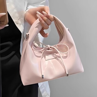 女手提包单肩质感千金斜挎小包包可装手机小众2025独特菜篮小拎包