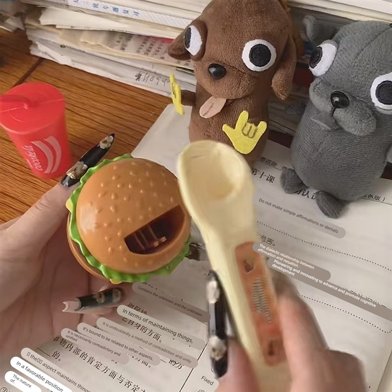 可爱汉堡仿真搞怪趣味喂食玩具