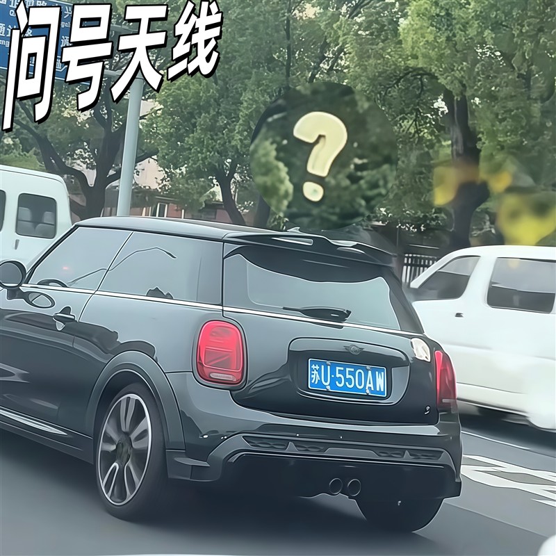 汽车问号天线车顶摆件通用改装图片