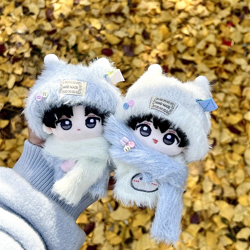 10cm海星体秋冬季帽子口水巾围兜