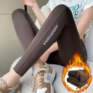 打底裤 运动高腰芭比裤 新款 鲨鱼外穿薄款 女瑜伽显瘦鲨鱼皮裤 春秋季