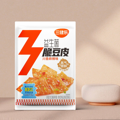 三健乐益生菌脆豆皮香辣味辣条