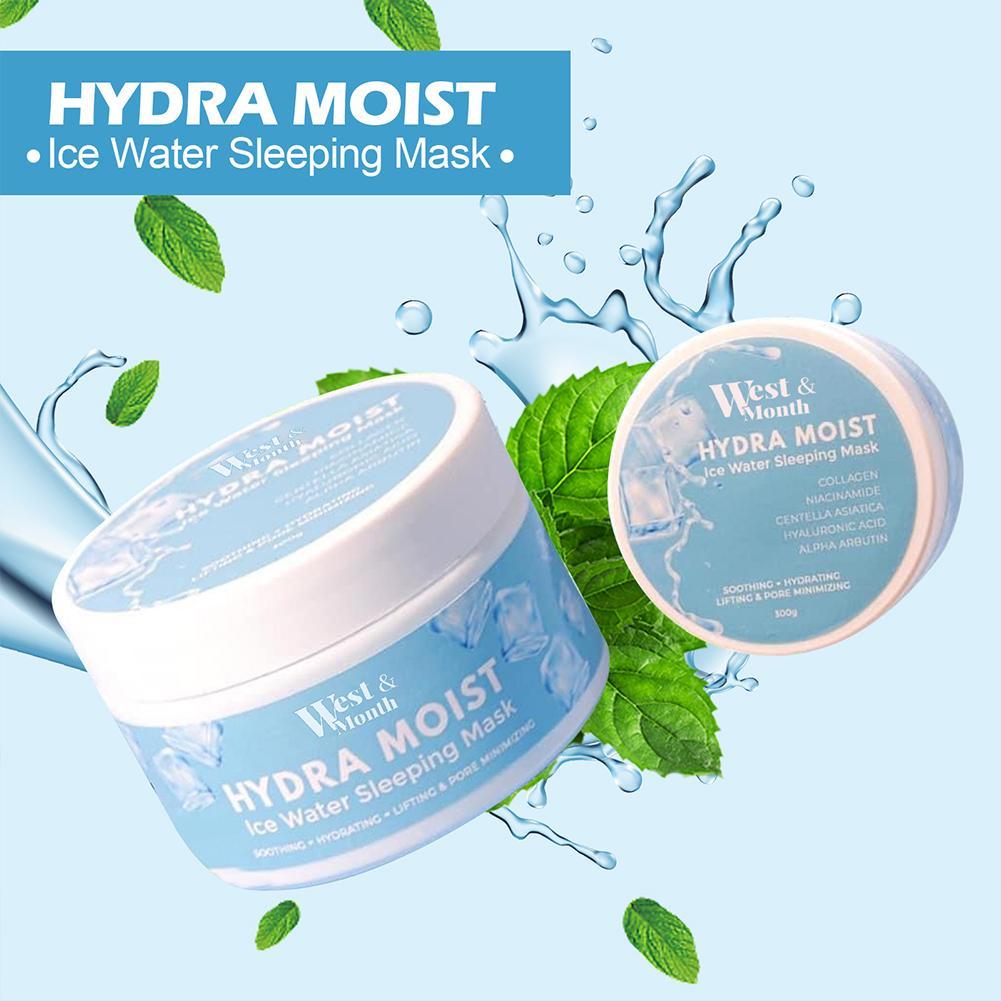 Hydra Moist Ice Water Sleeping Mask Whitening Moisture Mask-封面