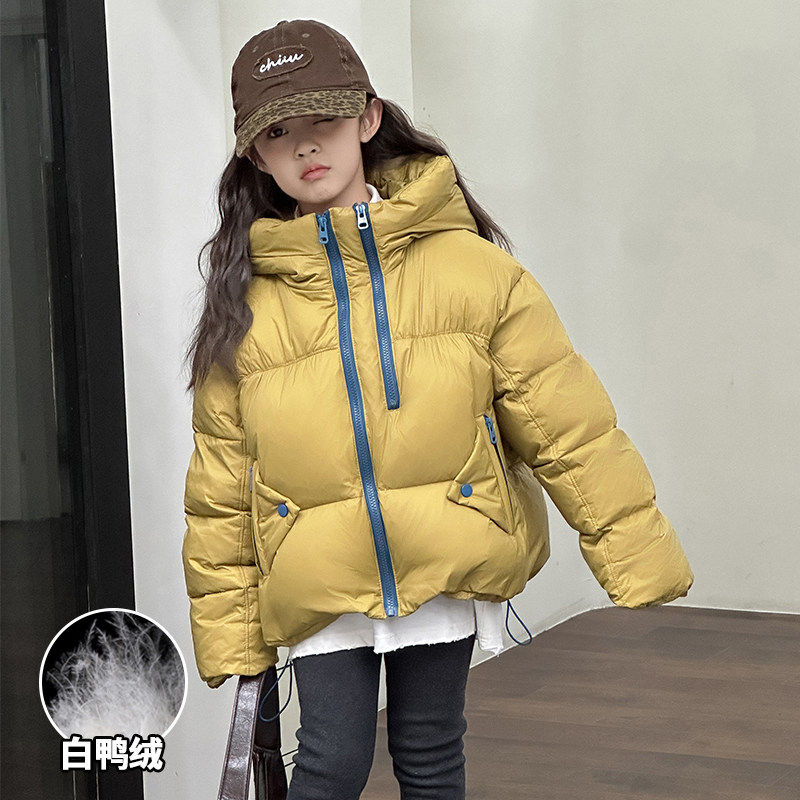 鸭鸭官网女童羽绒服冬季新款洋气儿童加厚白鸭绒潮酷女孩保暖外套,童装/婴儿装/亲子装,羽绒服,淘宝优惠券,粉丝福利购,淘宝优惠卷