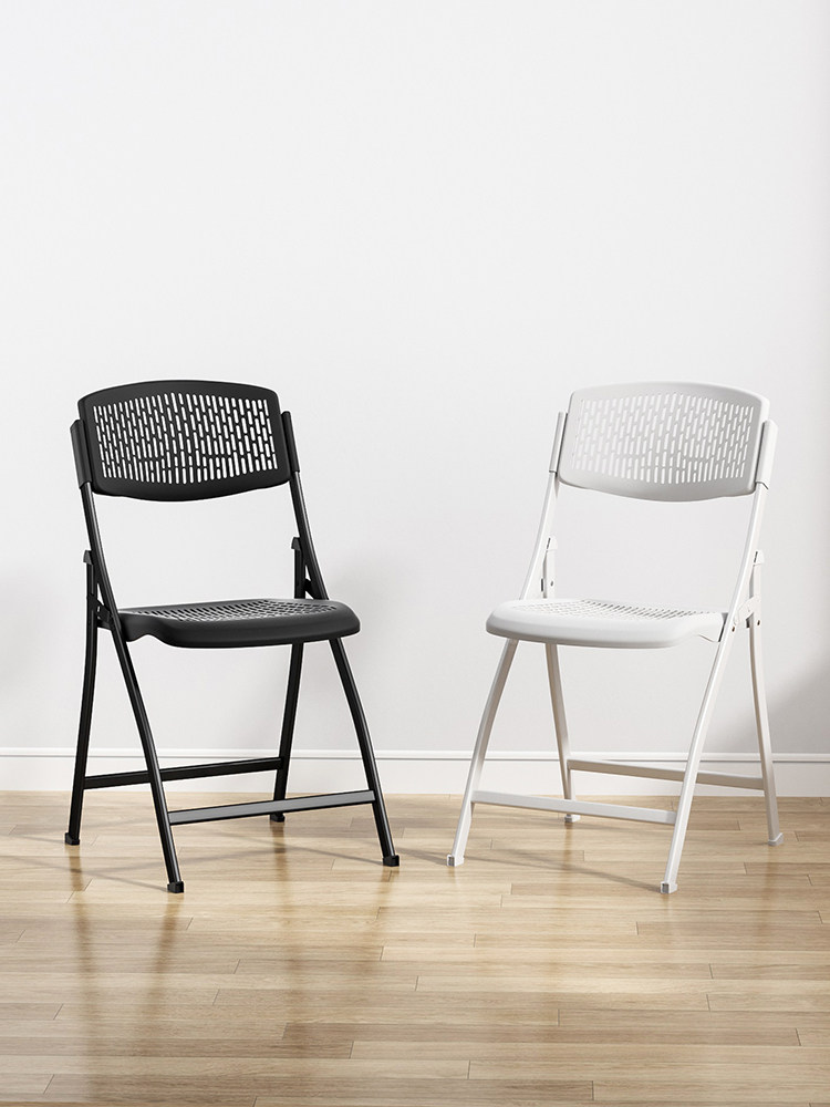 家用折叠椅子简约办公椅学生宿舍电脑椅书桌学习椅免安装靠背餐椅