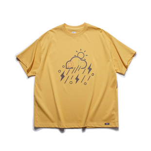 T恤百搭国潮牌情侣款 rodless24夏季 趣味logo宽松重磅330g短袖