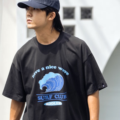 海浪夏季冲浪短袖RODLESS