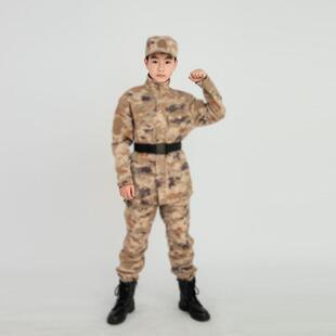 六冬迷彩服儿童套装户外新款耐磨学生军训服冬令营服装