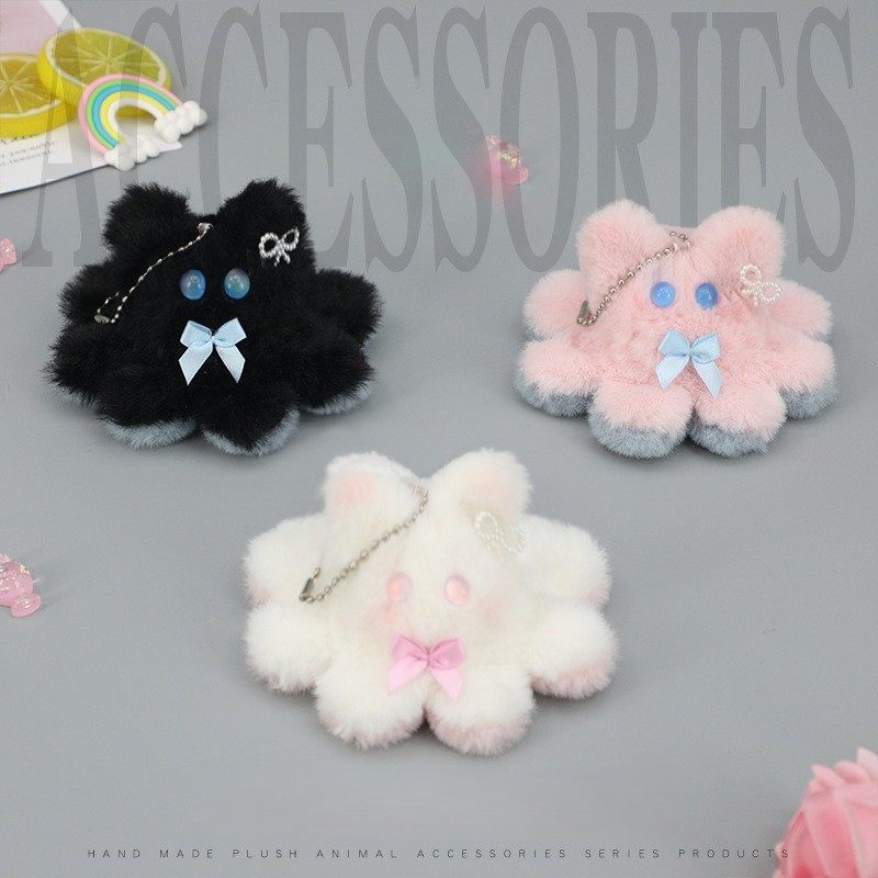 furry福瑞猫猫章鱼双翻毛绒减压双面捏捏挂件饰品可爱钥匙扣链包,模玩/动漫/周边/娃圈三坑/桌游,动漫挂件/文具,淘宝优惠券,粉丝福利购,淘宝优惠卷