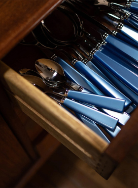 法国Sabre Paris偶像法式复古西餐具专用牛排刀叉勺三件套装家用