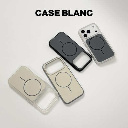 BlanC｜科技感肤感磨砂细圈磁吸壳适用于苹果17promax手机壳复古简约通勤iPhone16保护套AI按键款